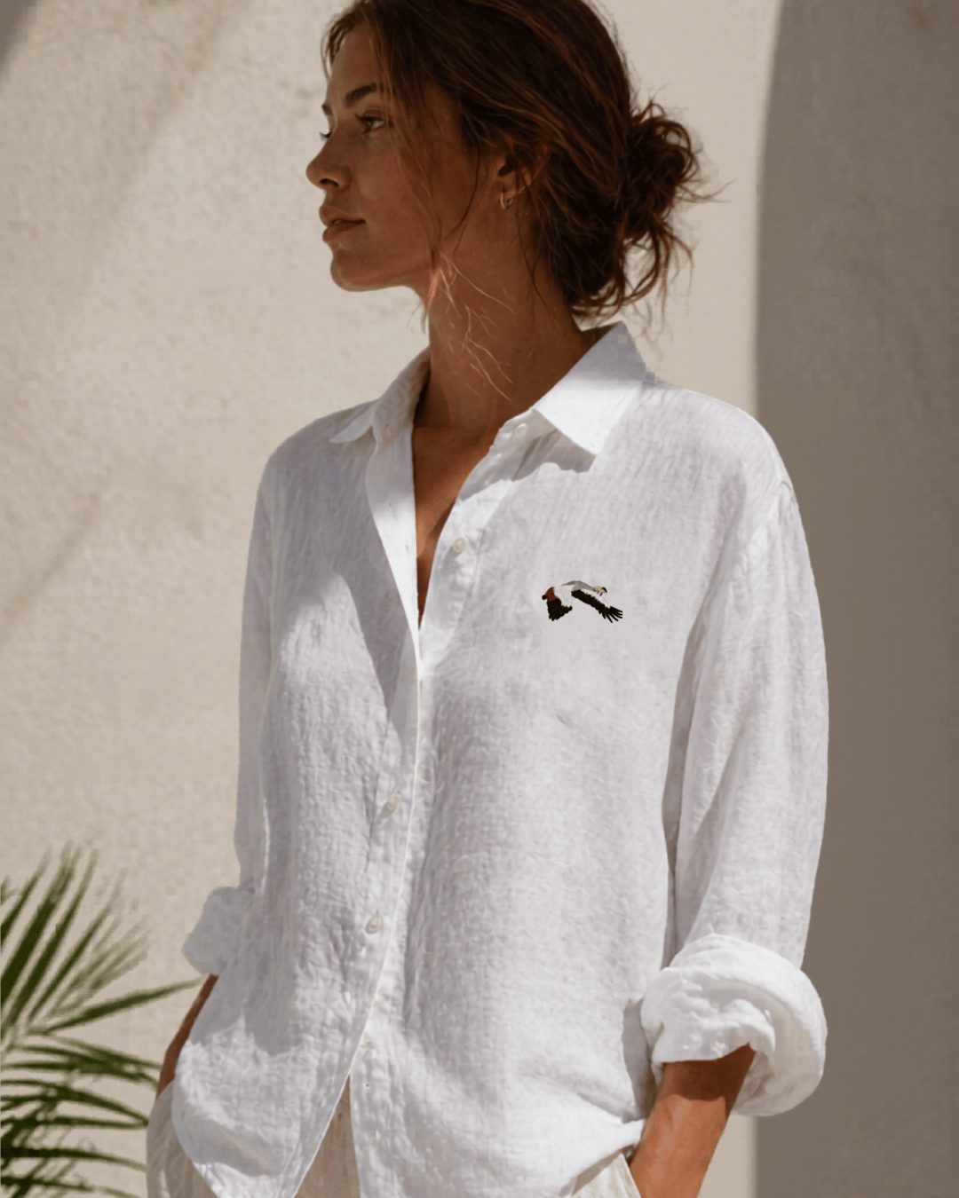 Upcycled linen shirts