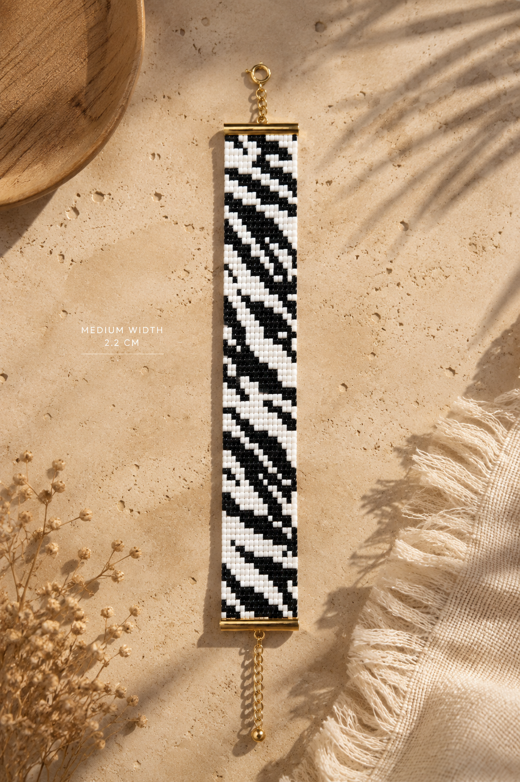 Zebra Bracelet - Medium width