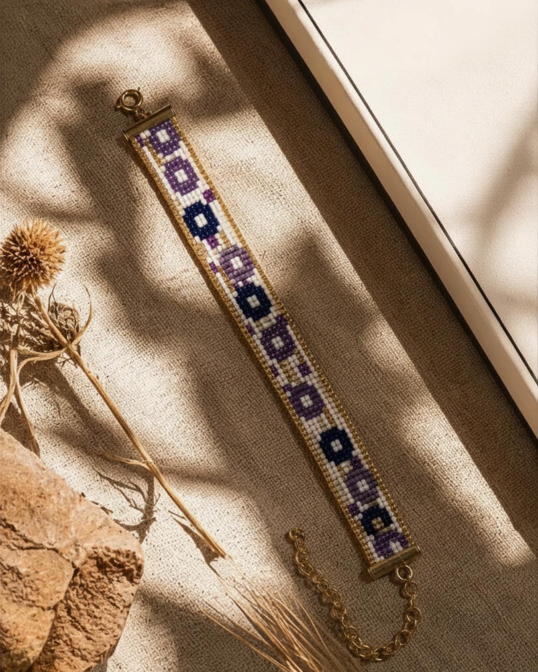 Flower bracelet - Small width