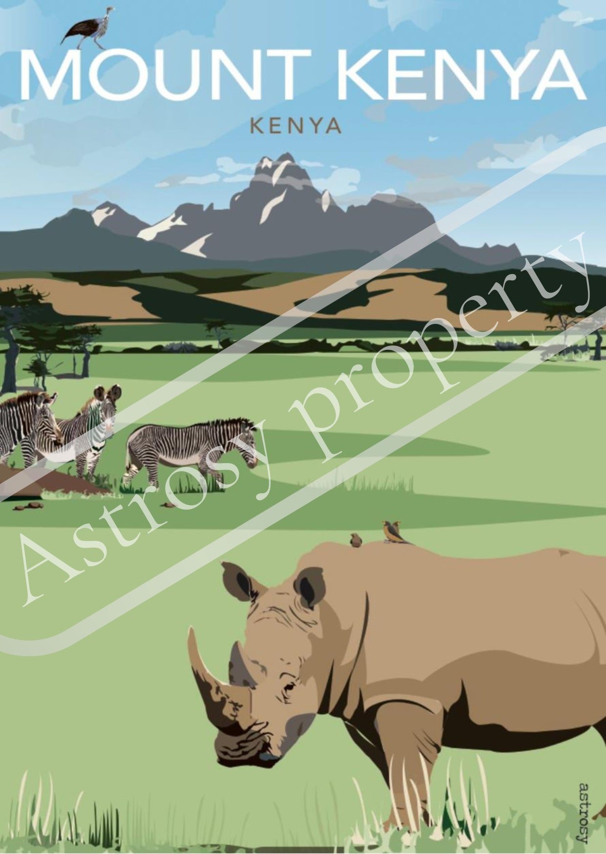 Poster Mount Kenya