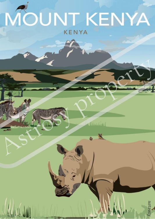 Poster Mount Kenya