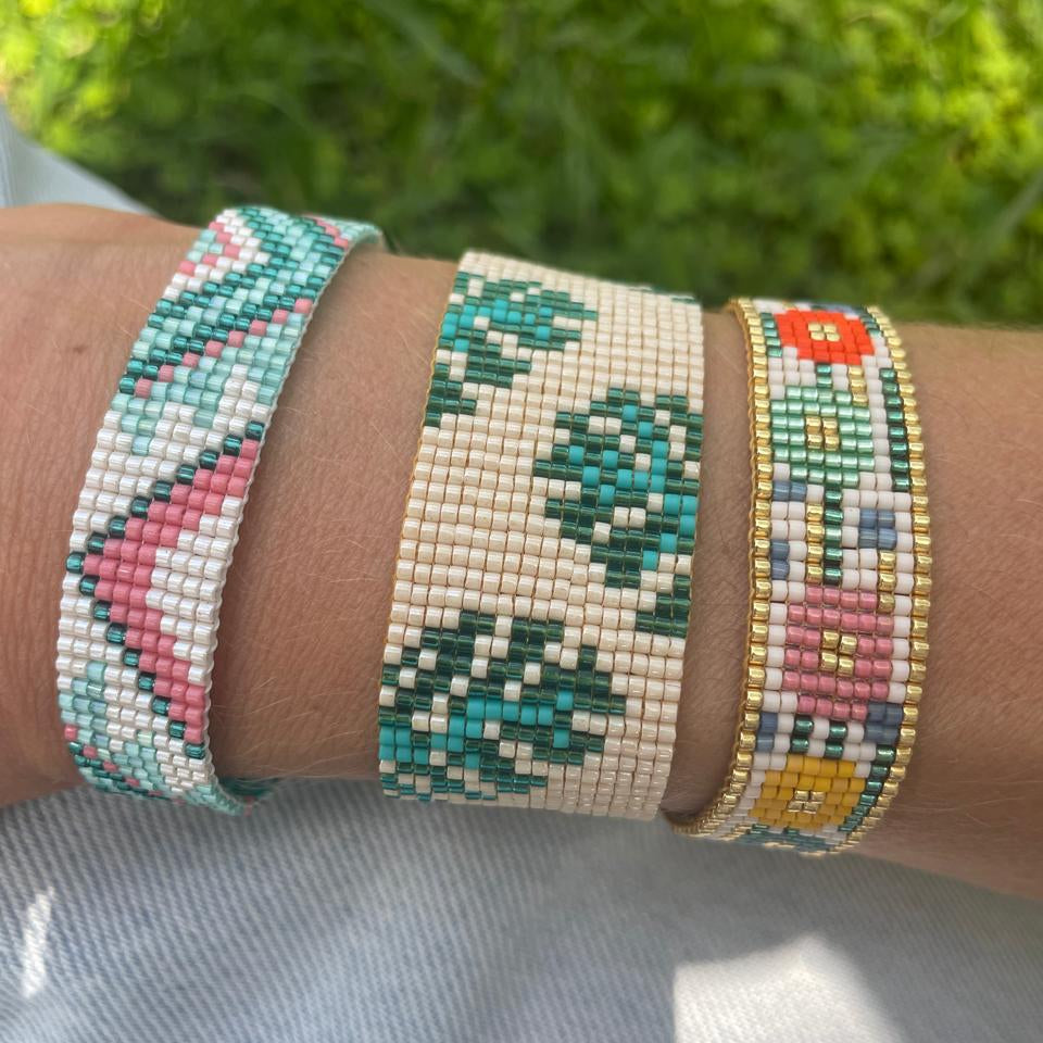 Flower bracelet - Small width