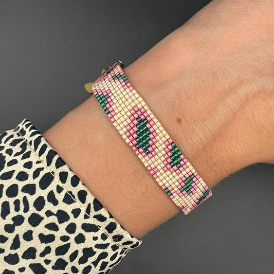 Pastel Leopard bracelet